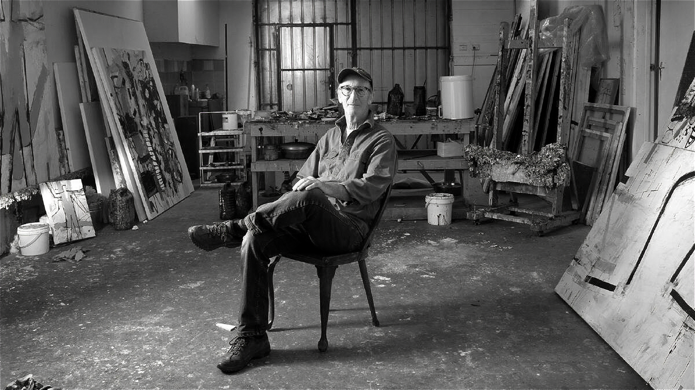 Graham Fransella in his studio Viki Petherbridge